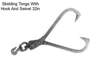 Skidding Tongs With Hook And Swivel 32in