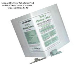 Leonard Fertilizer Tablets for Fruit and Nut Trees 28-8-4 Controlled Release 24 Months 19