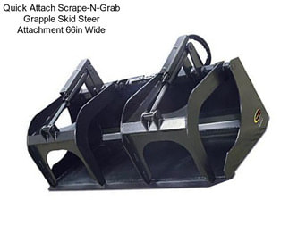 Quick Attach Scrape-N-Grab Grapple Skid Steer Attachment 66in Wide