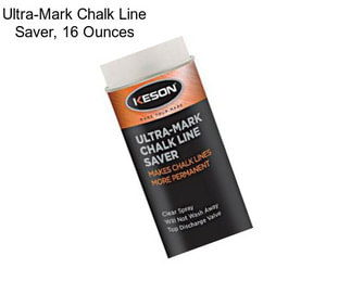 Ultra-Mark Chalk Line Saver, 16 Ounces