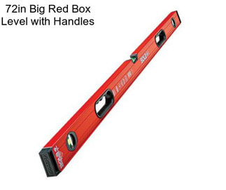 72in Big Red Box Level with Handles