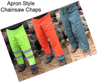 Apron Style Chainsaw Chaps