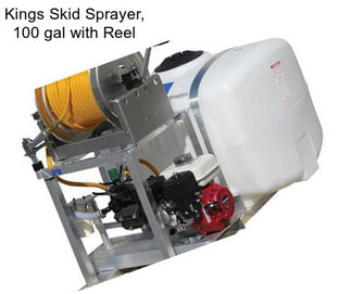 Kings Skid Sprayer, 100 gal with Reel