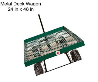 Metal Deck Wagon 24 in x 48 in