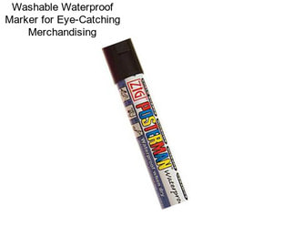 Washable Waterproof Marker for Eye-Catching Merchandising