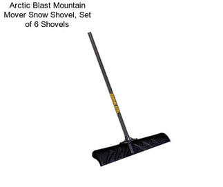 Arctic Blast Mountain Mover Snow Shovel, Set of 6 Shovels