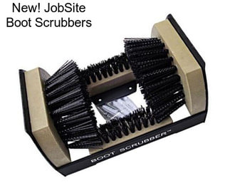 New! JobSite Boot Scrubbers