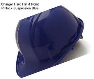 Charger Hard Hat 4 Point Pinlock Suspension Blue