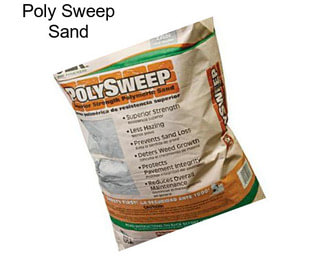 Poly Sweep Sand