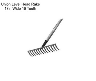 Union Level Head Rake 17in Wide 16 Teeth