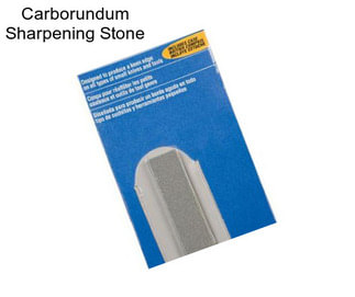 Carborundum Sharpening Stone