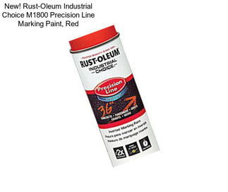 New! Rust-Oleum Industrial Choice M1800 Precision Line Marking Paint, Red