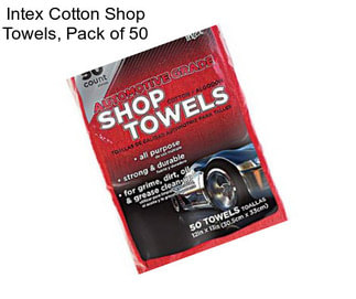 Intex Cotton Shop Towels, Pack of 50
