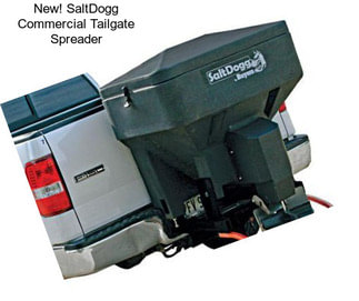 New! SaltDogg Commercial Tailgate Spreader