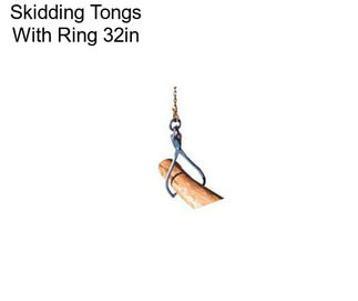 Skidding Tongs With Ring 32in