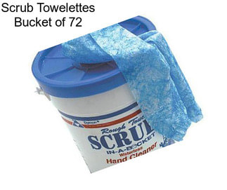 Scrub Towelettes Bucket of 72