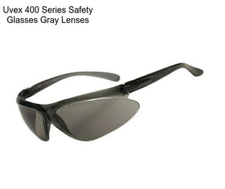 Uvex 400 Series Safety Glasses Gray Lenses