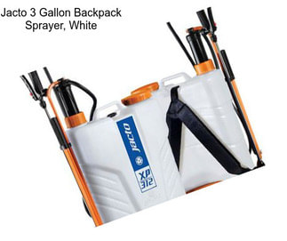Jacto 3 Gallon Backpack Sprayer, White
