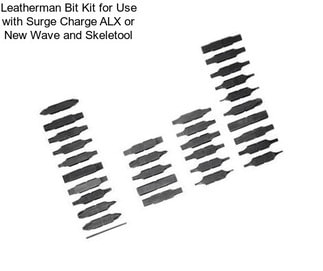 Leatherman Bit Kit for Use with Surge Charge ALX or New Wave and Skeletool