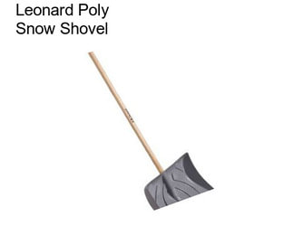 Leonard Poly Snow Shovel