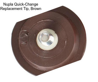 Nupla Quick-Change Replacement Tip, Brown