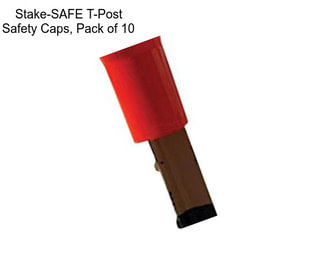 Stake-SAFE T-Post Safety Caps, Pack of 10