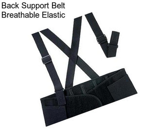 Back Support Belt Breathable Elastic