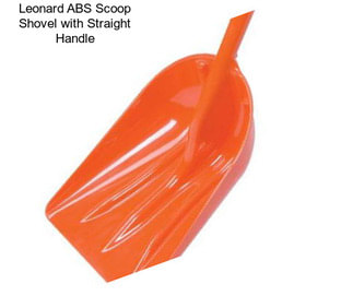 Leonard ABS Scoop Shovel with Straight Handle