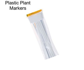 Plastic Plant Markers