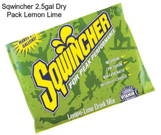 Sqwincher 2.5gal Dry Pack Lemon Lime
