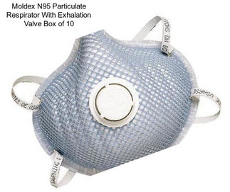 Moldex N95 Particulate Respirator With Exhalation Valve Box of 10