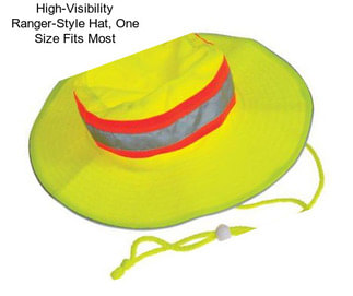 High-Visibility Ranger-Style Hat, One Size Fits Most