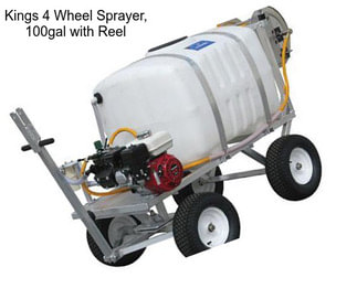 Kings 4 Wheel Sprayer, 100gal with Reel