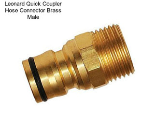 Leonard Quick Coupler Hose Connector Brass Male