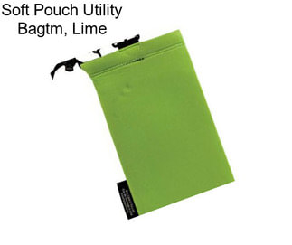 Soft Pouch Utility Bagtm, Lime