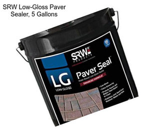 SRW Low-Gloss Paver Sealer, 5 Gallons
