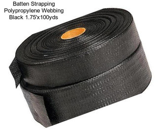 Batten Strapping Polypropylene Webbing Black 1.75\'x100yds