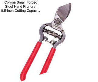 Corona Small Forged Steel Hand Pruners, 0.5-inch Cutting Capacity