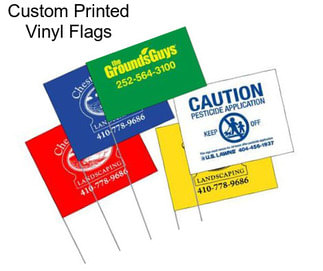 Custom Printed Vinyl Flags