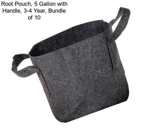 Root Pouch, 5 Gallon with Handle, 3-4 Year, Bundle of 10