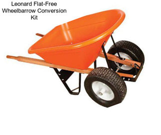 Leonard Flat-Free Wheelbarrow Conversion Kit