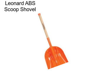 Leonard ABS Scoop Shovel