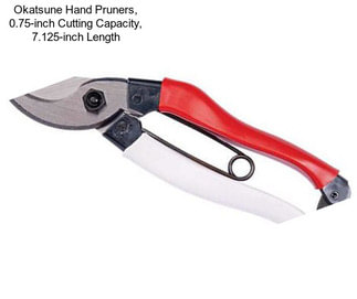 Okatsune Hand Pruners, 0.75-inch Cutting Capacity, 7.125-inch Length