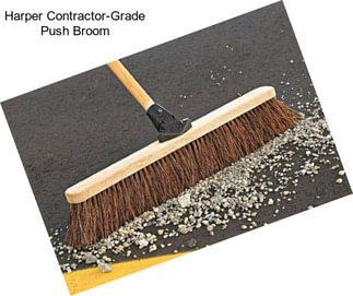 Harper Contractor-Grade Push Broom