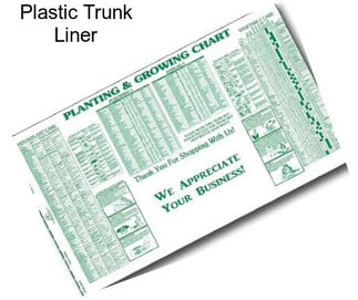 Plastic Trunk Liner