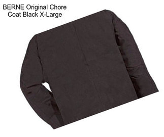 BERNE Original Chore Coat Black X-Large