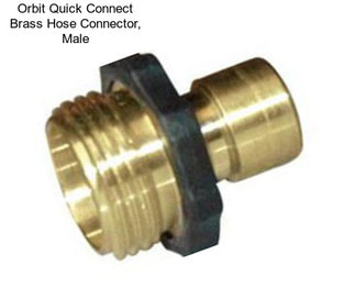 Orbit Quick Connect Brass Hose Connector, Male