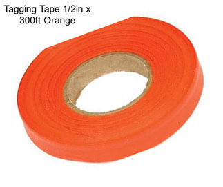 Tagging Tape 1/2in x 300ft Orange