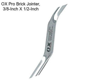 OX Pro Brick Jointer, 3/8-Inch X 1/2-Inch