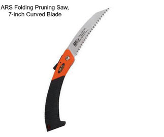 ARS Folding Pruning Saw, 7-inch Curved Blade